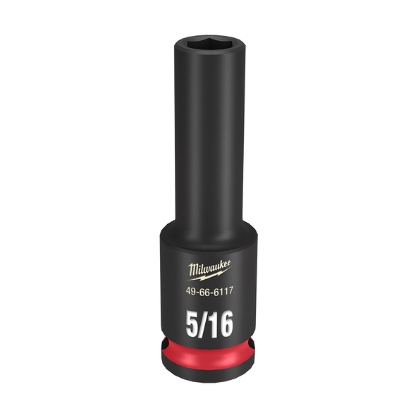 Milwaukee SHOCKWAVE™ 3/8" Drive 5/16" Deep 6 Point Impact Socket 49666117 Milwaukee Tool Australia